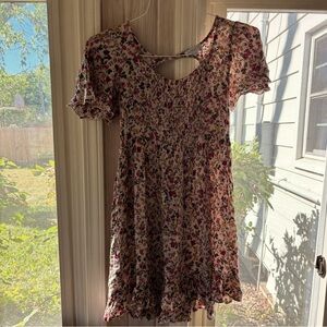 Short Floral Spring Dress